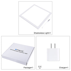 PULUZ 1000LM LED Acrylic No Polar Dimming Shadowless Light Pad with Switch for 40cm Photo Studio Box, Light(US), Light(UK), Light(EU), Light(AU), Light (JP PSE Certified)