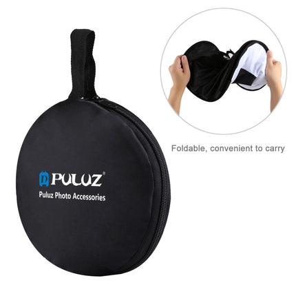 PULUZ 45cm Round Style Macro and Portrait Softbox SpeedLite Flash Light Foldable Diffuser, 45cm Round