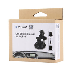 PULUZ Car Suction Cup Mount with Screw & Tripod Mount Adapter & Storage Bag for GoPro, Insta360, DJI and Other Action Cameras, Sucker Mount