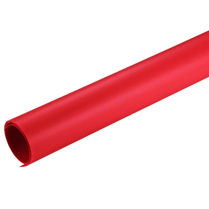 PULUZ Photography Background PVC Paper Kits for Studio Tent Box, Size: 121cm x 58cm, Backdrop 60cm(Red)