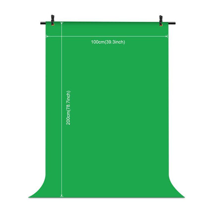 PULUZ 1x2m T-Shape Photo Studio Background Support Stand Backdrop Crossbar Bracket Kit with Clips, 1 x 2m Bracket Kit