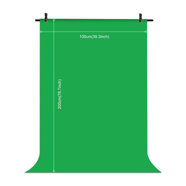 PULUZ 1x2m T-Shape Photo Studio Background Support Stand Backdrop Crossbar Bracket Kit with Clips, 1 x 2m Bracket Kit