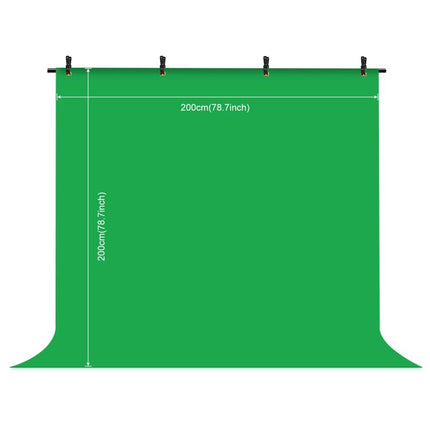 PULUZ 2x2m T-Shape Photo Studio Background Support Stand Backdrop Crossbar Bracket Kit with Clips, 2 x 2m Bracket Kit