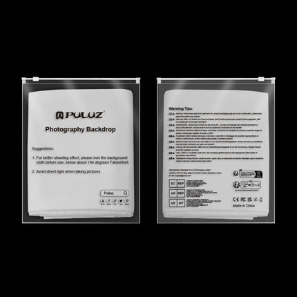 PULUZ 2m x 2m Photography Background Thickness Photo Studio Background Cloth Backdrop, 2m x 2m, 2 x 2m