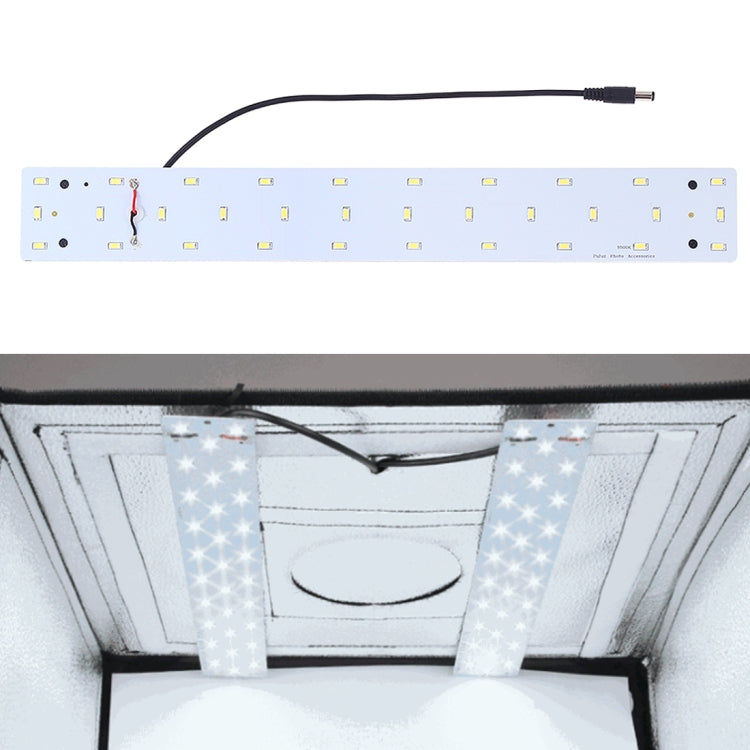 PULUZ 15W 1200LM 32 LEDs SMD 5730 5500K Aluminum Base Light Panel for 40cm Studio Tent, 15W Light Panel