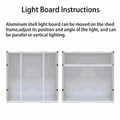 PULUZ 40W 4250LM 78 LEDs SMD 5730 5500K Aluminum Base Light Panel for 80cm Studio Tent, 40W Light Panel