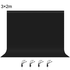 PULUZ 3m x 2m Photography Background Thickness Photo Studio Background Cloth Backdrop, 3m x 2m, 3 x 2m