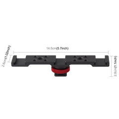 PULUZ Three-head Cold Shoe Bracket Mount, Three-head Mount