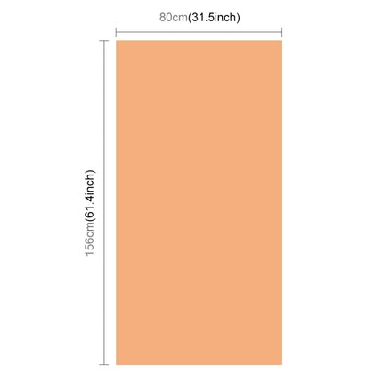 PULUZ Photography Background PVC Paper Kits for Studio Tent Box, Size: 156cm x 80cm, Backdrop 80cm(Orange), Backdrop 80cm(White)