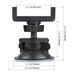 PULUZ 360 Degree Rotating Suction Cup Clamp Holder Bracket For iPhone, Galaxy, Huawei, Xiaomi, Sony, HTC, Google and other Smartphones, Phone Suction Cup Mount