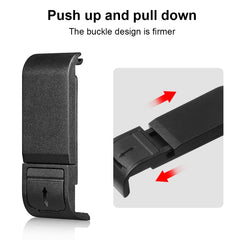 PULUZ POM Plastic Battery Side Interface Cover for GoPro HERO13 Black /12 Black /11 Black /10 Black /9 Black, POM Plastic Side Cover