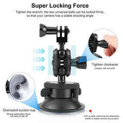 PULUZ Magic Arm Suction Cup Mount, Camera Suction Cup Mount