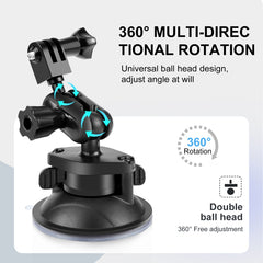 PULUZ Magic Arm Suction Cup Mount, Camera Suction Cup Mount