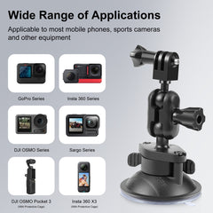 PULUZ Magic Arm Suction Cup Mount, Camera Suction Cup Mount