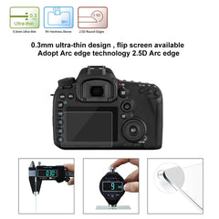 PULUZ 2.5D 9H Tempered Glass Film for Canon EOS 7D Mark II, For Canon 7D II