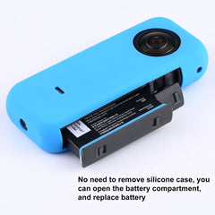 PULUZ Full Body Dust-proof Silicone Protective Case for Insta360 ONE X2, For Insta360 ONE X2 (Blue), Case For Insta360 ONE X2