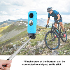 PULUZ Full Body Dust-proof Silicone Protective Case for Insta360 ONE X2, For Insta360 ONE X2 (Blue), Case For Insta360 ONE X2