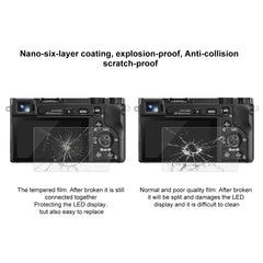 PULUZ 2.5D 9H Tempered Glass Film for Sony A6000, Compatible with Sony A6700 / A6500 / A5100 / 6100 / A6600 / A6700 / A6500 / A5100 / 6100 / A6600 / A6700 / A6500 / A5100 / 6100 / A6600 / A5000 / A6400 / A6300 / A3000 / NEX-7/ NEX-6 / NEX-5N / NEX-3N /...