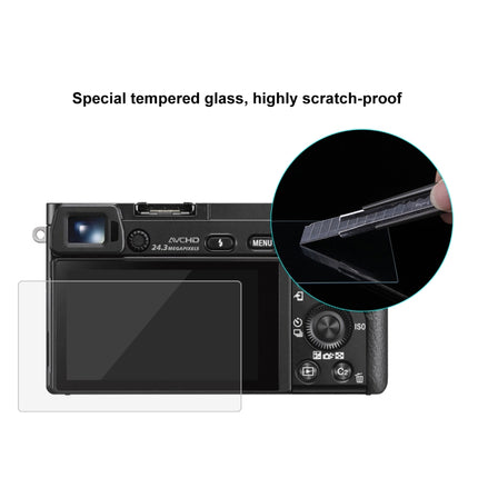 PULUZ 2.5D 9H Tempered Glass Film for Sony A6000, Compatible with Sony A6700 / A6500 / A5100 / 6100 / A6600 / A6700 / A6500 / A5100 / 6100 / A6600 / A6700 / A6500 / A5100 / 6100 / A6600 / A5000 / A6400 / A6300 / A3000 / NEX-7/ NEX-6 / NEX-5N / NEX-3N /...