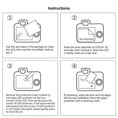 PULUZ 2.5D 9H Tempered Glass Film for Panasonic GH5 / GH5S , Compatible with Canon EOS M3 / M5 / M10 / R, For Panasonic GH5