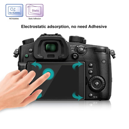 PULUZ 2.5D 9H Tempered Glass Film for Panasonic GH5 / GH5S , Compatible with Canon EOS M3 / M5 / M10 / R, For Panasonic GH5