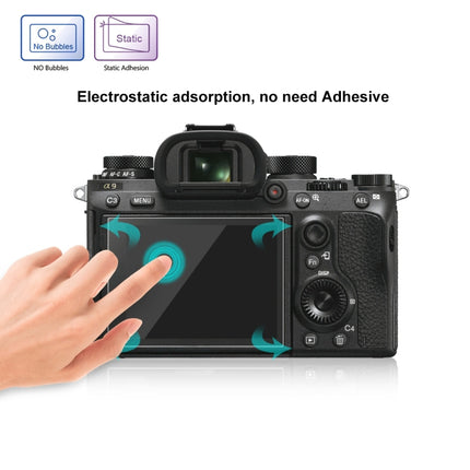 PULUZ 2.5D 9H Tempered Glass Film for Sony ILCE-9 (A9), Compatible with Sony A99 / HX400 / H300 / A99II / A7RIII / A7RII / A77II / WX500 / HX90V / HX7 / HX9 / HX100 / WX9 / HX30 / HX200 / W670 / W630 / WX100, Samsung WB1100 / EX2F, Olympian VH-410     ...