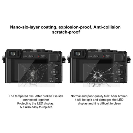 PULUZ 2.5D 9H Tempered Glass Film for Panasonic DMC-LX100, Compatible with Panasonic TX1 / TX2 / LX100II / LX100 / GF2 / GF3 / GF5 / GF6 / WEA / GM1 / FL1GK / GX7 / GF9  / GF8  / GF7 / GM1S / TZ70 / TZ90 / TZ85 / FZ85 / TZ57, FUJIFILM A1/ A2 / XM1/ X30...