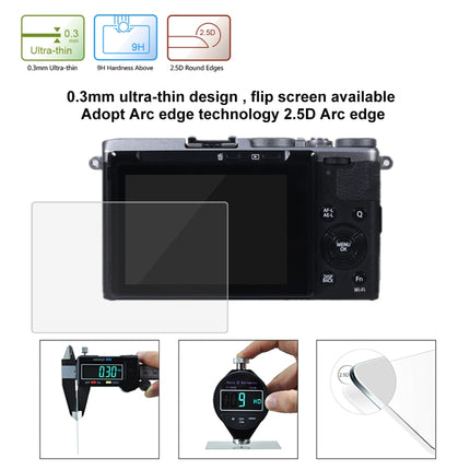 PULUZ 2.5D 9H Tempered Glass Film for Fujifilm X-70, Compatible with Fujifilm X-70, Leica M10, X-70 Protector