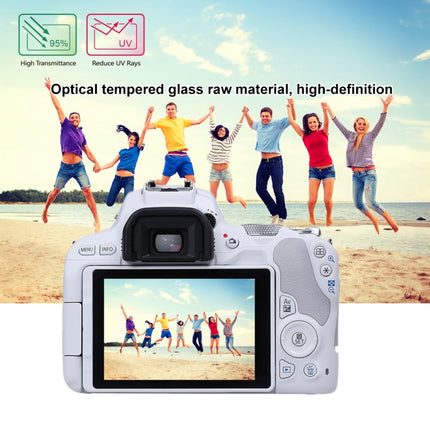 PULUZ 2.5D 9H Tempered Glass Film for Canon EOS 200D / 200D II, Compatible with Canon KISS X9 / EOS Rebel SL2, Panasonic S1H