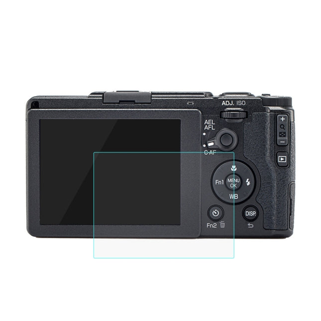 PULUZ 2.5D 9H Tempered Glass Film for Ricoh GR II /  GR, Compatible with Casio ZS29 / ZS28 / ZS27 / Z550, Panasonic SZ10, Sony A58 / 55 / DSC-WX60 / DSC-W730, Canon IXY210 / A3300 /  SX70 / S90 / G1X