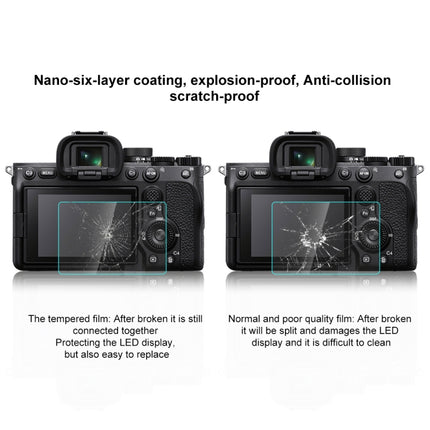 PULUZ 2.5D 9H Tempered Glass Film for Sony Alpha 7 IV / A7 IV / ILCE-7M4 / A7M4, For Sony Alpha 7 IV