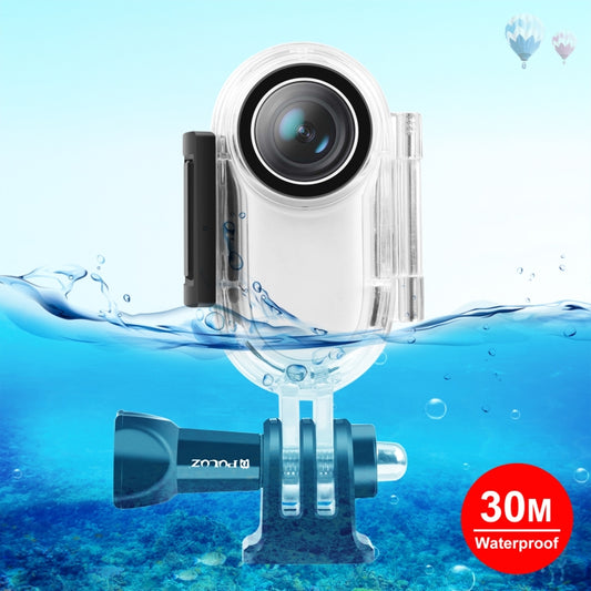 PULUZ 30m Underwater Waterproof Housing Protective Case for Insta360 GO 2, with Base Adapter & Screw, For Insta360 GO 2