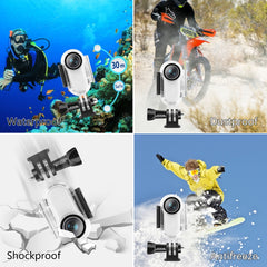 PULUZ 30m Underwater Waterproof Housing Protective Case for Insta360 GO 2, with Base Adapter & Screw, For Insta360 GO 2