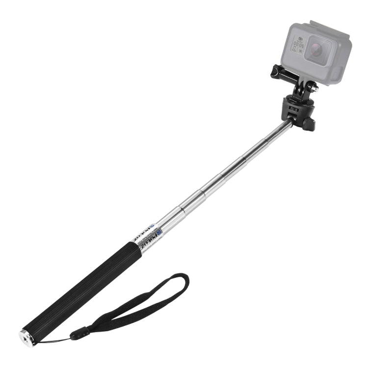 PULUZ Extendable Handheld Selfie Monopod for GoPro, Insta360, DJI and Other Action Cameras, Length: 22.5-80cm, Length: 22.5-100cm