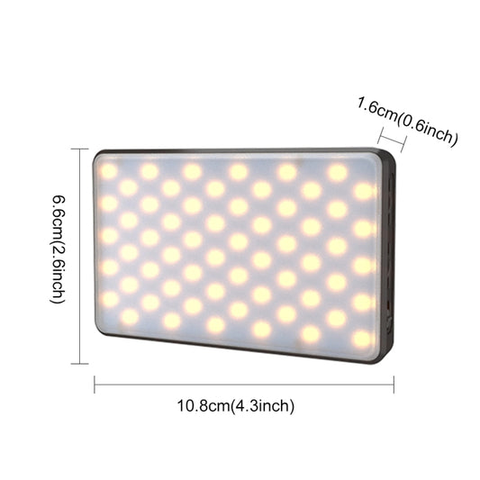 PULUZ 2500K / 9000K 120 LEDs Live Broadcast Video LED Light Photography Beauty Selfie Fill Light with Switchable 6 Colors Filters, 120 LEDs Fill Light