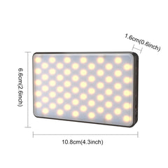 PULUZ 2500K / 9000K 120 LEDs Live Broadcast Video LED Light Photography Beauty Selfie Fill Light with Switchable 6 Colors Filters, 120 LEDs Fill Light