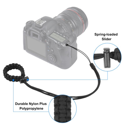 PULUZ Braided Sport Anti-lost Camera Adjustable Wrist Strap