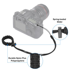 PULUZ Braided Sport Anti-lost Camera Adjustable Wrist Strap