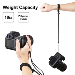 PULUZ Braided Sport Anti-lost Camera Adjustable Wrist Strap