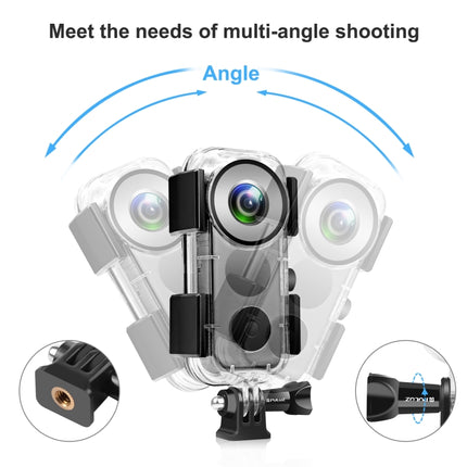 PULUZ 30m Unterwasser Wasserdichtes Gehäuse für Insta360 ONE X2, Unterwassergehäuse Für Insta360 ONE X2