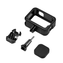 PULUZ Aufladbarer PA-Rahmenhalterungskäfig mit Cold Shoe Base Slot für GoPro HERO13 Schwarz /12 Schwarz /11 Schwarz /11 Schwarz Mini /10 Schwarz /9 Schwarz, Aufladbare PA-Rahmenhalterung