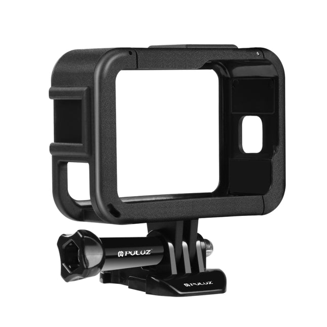 PULUZ Rahmenerweiterung PA-Käfig mit seitlicher Schnittstellenabdeckung für GoPro HERO12 Schwarz /11 Schwarz /10 Schwarz /9 Schwarz, PA-Käfig mit seitlicher Abdeckung