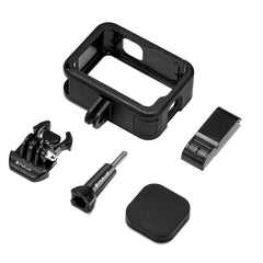 PULUZ Frame Expansion PA Cage with Side Interface Cover for GoPro HERO12 Black /11 Black /10 Black /9 Black, PA Cage with Side Cover