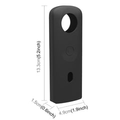 PULUZ Funda protectora de silicona con cubierta de lente para cámara panorámica Ricoh Theta SC2 360, funda de silicona para Ricoh Theta SC2 (negra), funda de silicona para Ricoh Theta SC2 (azul), funda de silicona para Ricoh Theta SC2 (roja)