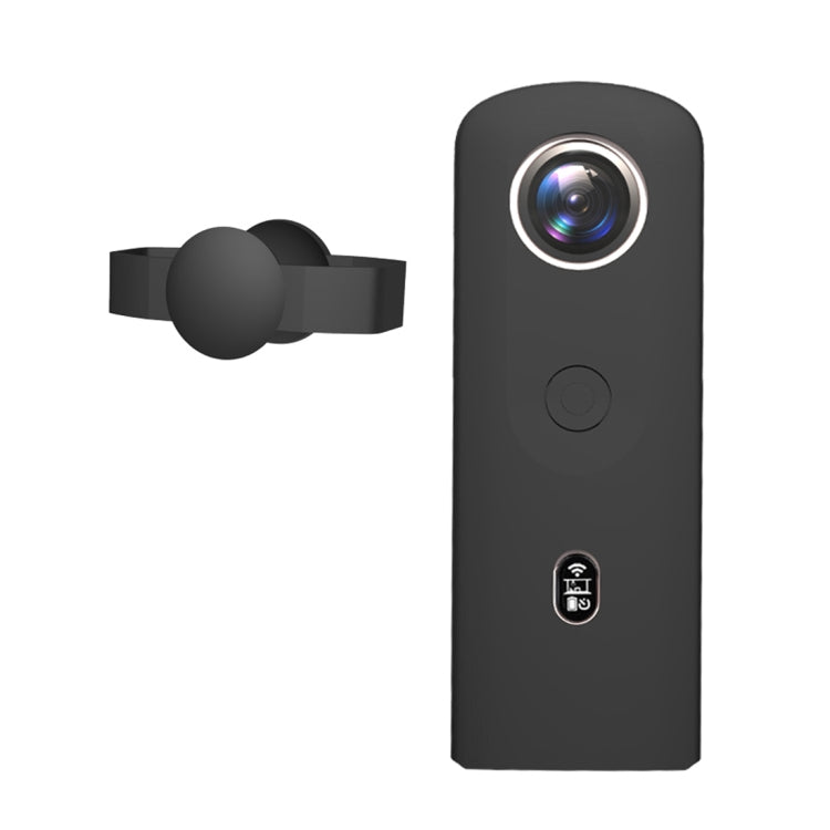 PULUZ Silicone Protective Case with Lens Cover for Ricoh Theta SC2 360 Panoramic Camera, Silicone Case For Ricoh Theta SC2(Black), Silicone Case For Ricoh Theta SC2(Blue)