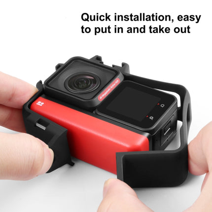 Estuche de plástico PULUZ con protector de lente para Insta360 One RS 360 Edition, para estuche de marco con protector de lente para Insta360 One RS 360 Edition