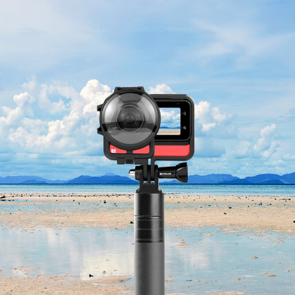 Estuche de plástico PULUZ con protector de lente para Insta360 One RS 360 Edition, para estuche de marco con protector de lente para Insta360 One RS 360 Edition