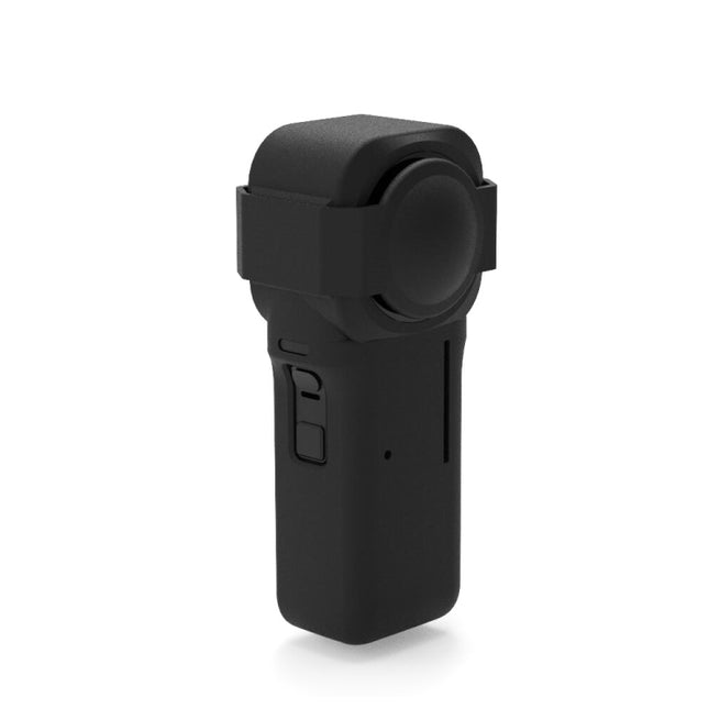 PULUZ Silicone Protective Case with Lens Cover for Insta360 One RS 1-Inch 360 Edition, Silicone Case(Black), Silicone Case(Red)