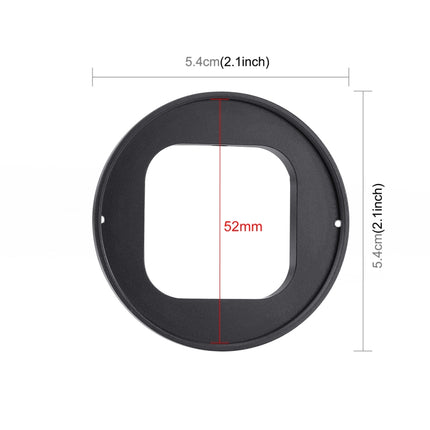 PULUZ 52mm CPL + UV-Objektivfilter mit Adapterring für GoPro HERO12 Schwarz /11 Schwarz /11 Schwarz Mini /10 Schwarz /9 Schwarz, CPL + UV-Filter
