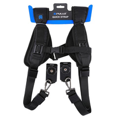 PULUZ Quick Release Double Shoulder Harness Soft Pad Decompression Foam Strap Belt for DSLR Digital Cameras, Double Shoulder(AE), Double Shoulder